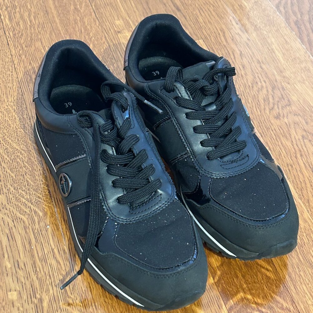 Tamaris Gozis Noir Fashion Sneakers Black Size 38 | Size 8-8.5